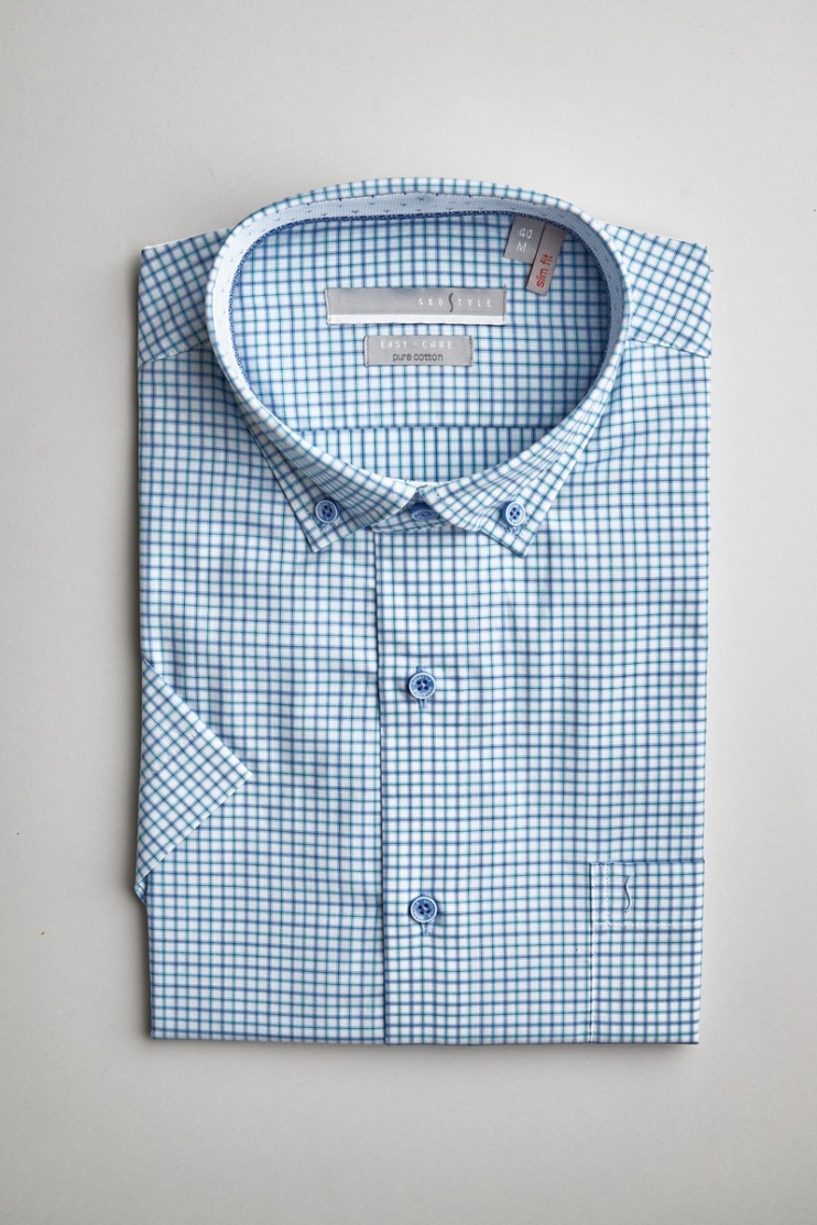 Сорочка муж. кр. рук. GROSTYLE PURE COTTON SS016702