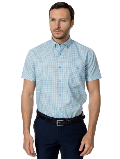 Сорочка муж. кр. рук. GROSTYLE PURE COTTON SS016702