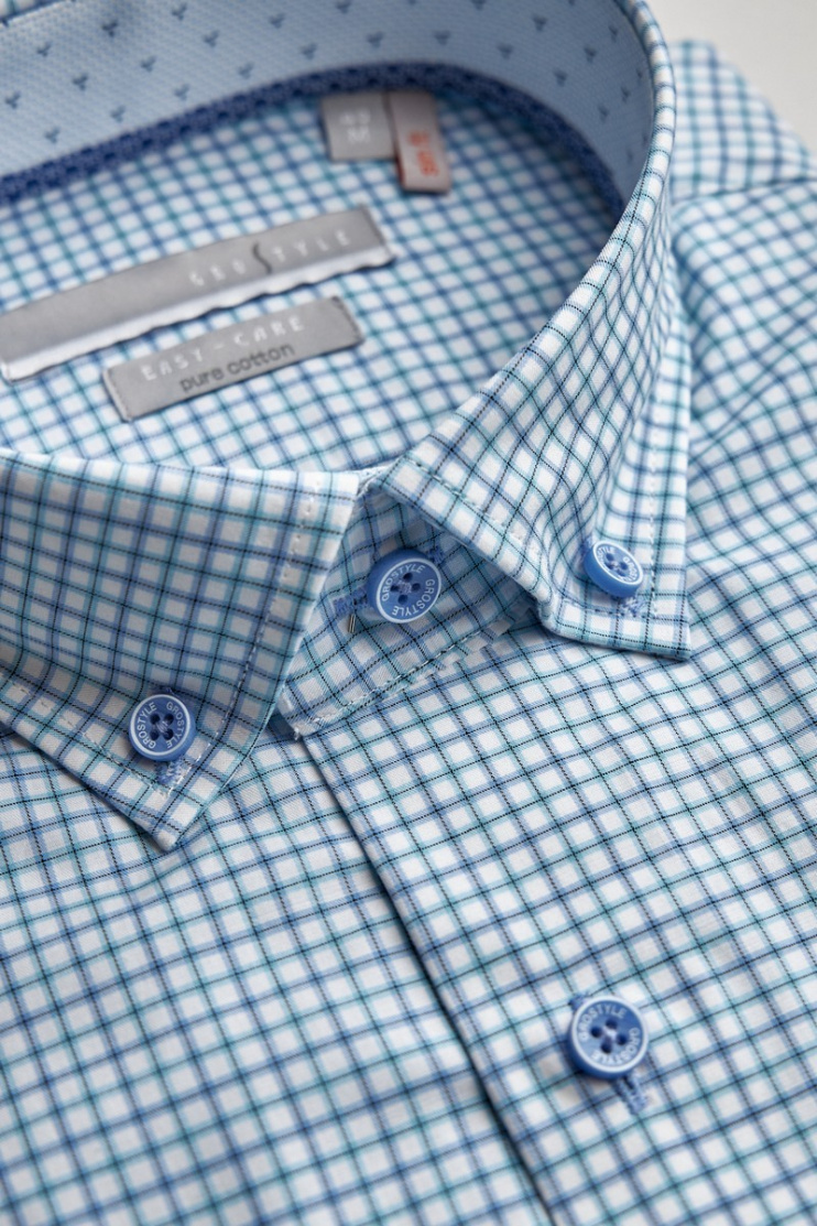Сорочка муж. кр. рук. GROSTYLE PURE COTTON SS016702
