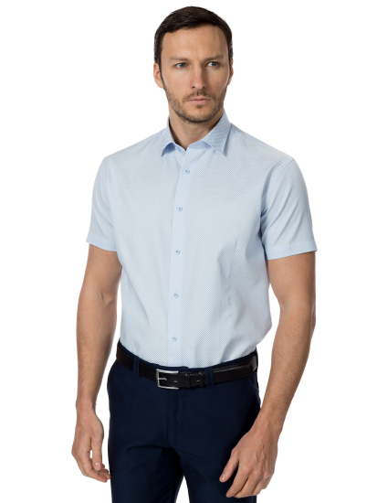 Сорочка мужская короткий рукав GROSTYLE PURE COTTON SS016706