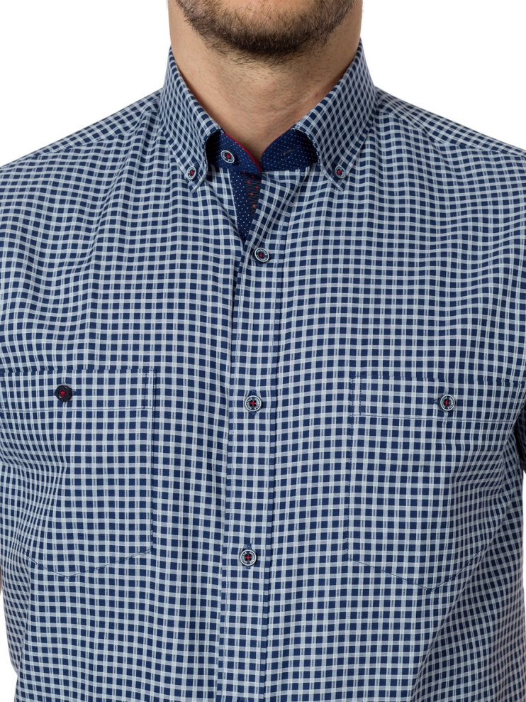 Сорочка муж. кр. рук. GROSTYLE PURE COTTON SS016707