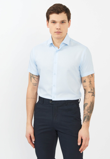 Сорочка мужская короткий рукав GROSTYLE TRENDY SS018253