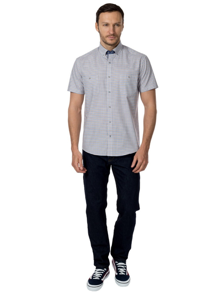 Сорочка муж. кр. рук. GROSTYLE PURE COTTON SS016709