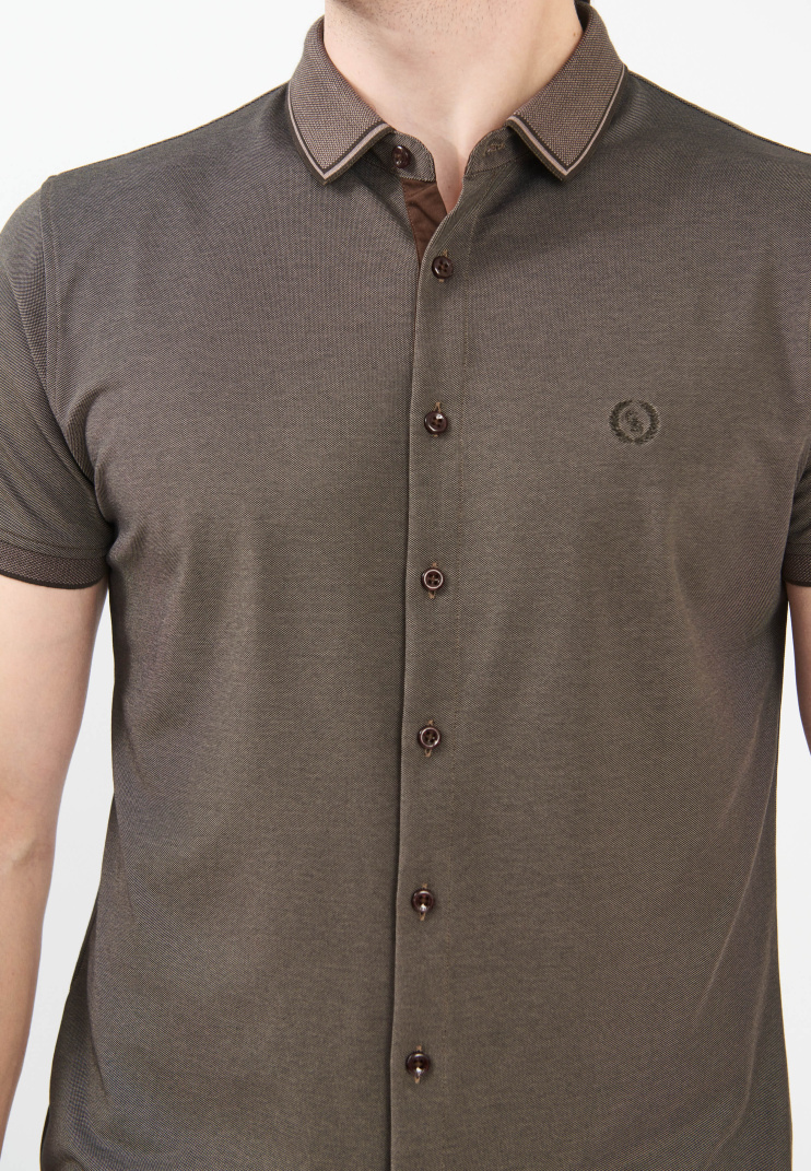 Сорочка трикотажная мужская GROSTYLE knit 035393