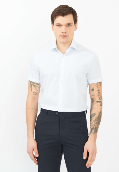 Сорочка мужская короткий рукав GROSTYLE TRENDY SS018261