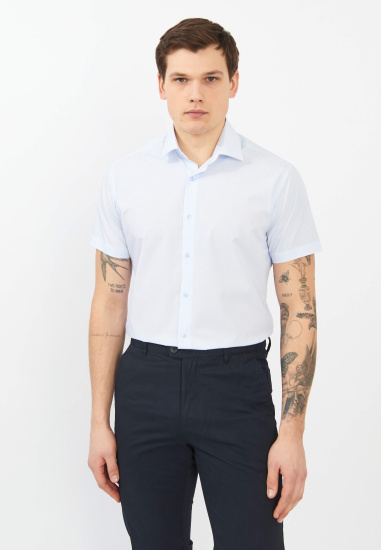 Сорочка мужская короткий рукав GROSTYLE TRENDY SS018266