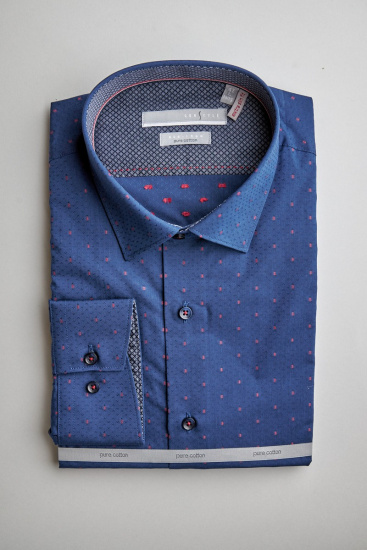 Сорочка мужская длинный рукав GROSTYLE PURE COTTON ES016363