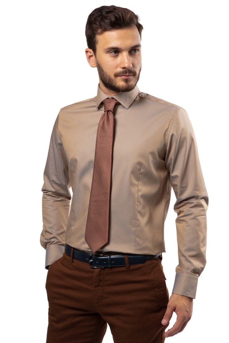 Сорочка муж. дл. рук. GROSTYLE PURE COTTON SS017016