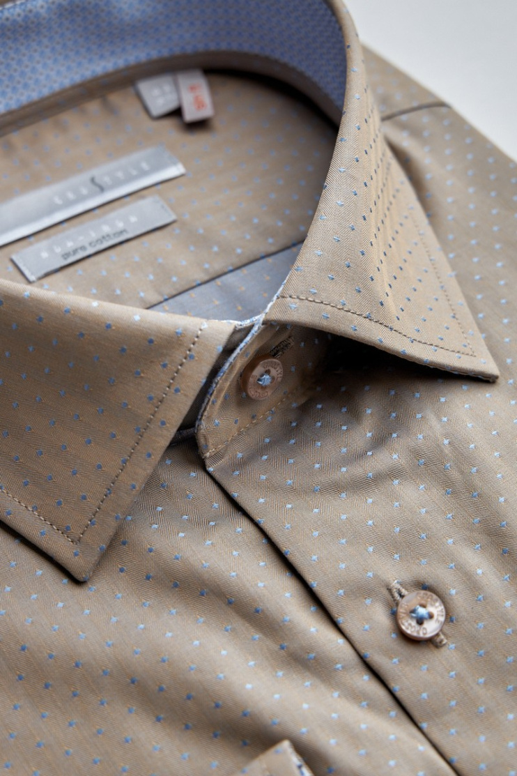 Сорочка муж. дл. рук. GROSTYLE PURE COTTON SS017016