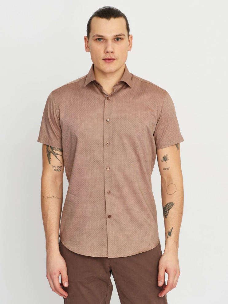 Сорочка муж. кр. рук. GROSTYLE TRENDY LF018136