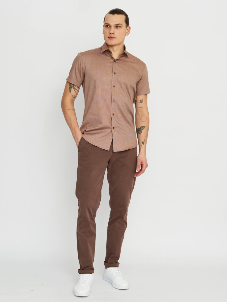 Сорочка муж. кр. рук. GROSTYLE TRENDY LF018136