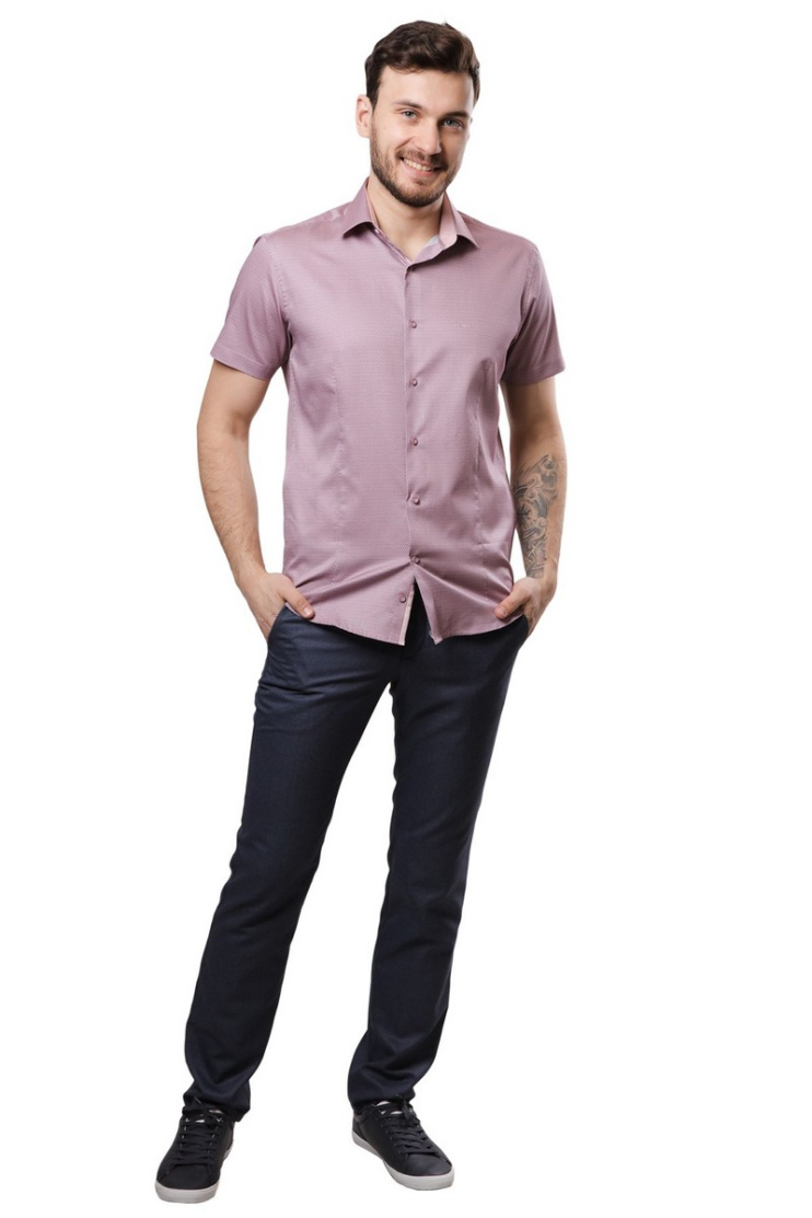 Сорочка муж. кр. рук. GROSTYLE PURE COTTON SS017024