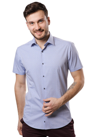 Сорочка мужская короткий рукав GROSTYLE PURE COTTON SS017039