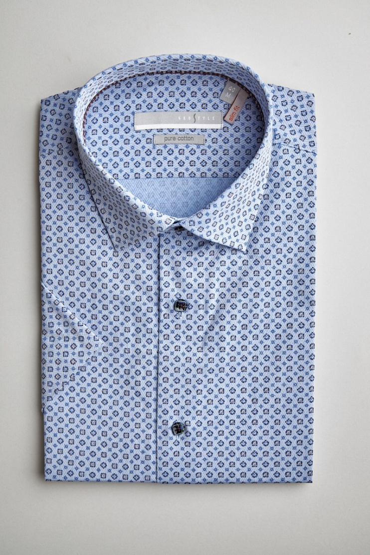 Сорочка муж. кр. рук. GROSTYLE PURE COTTON SS017039