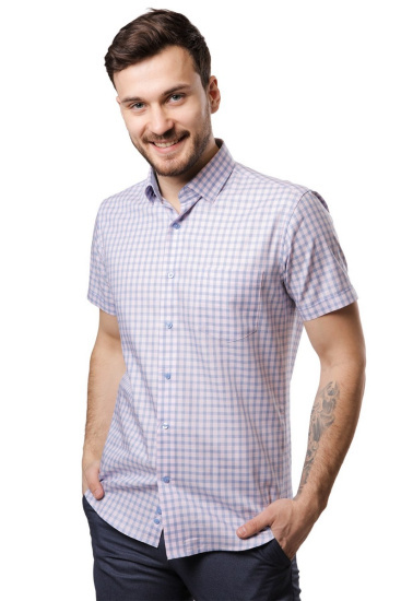 Сорочка мужская короткий рукав GROSTYLE PURE COTTON SS017046