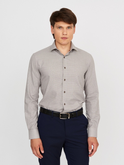 Сорочка мужская длинный рукав GROSTYLE TRENDY SS018063