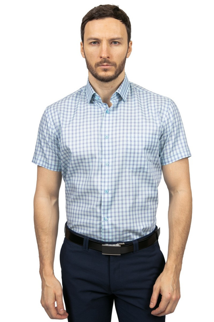 Сорочка муж. кр. рук. GROSTYLE PURE COTTON SS017060