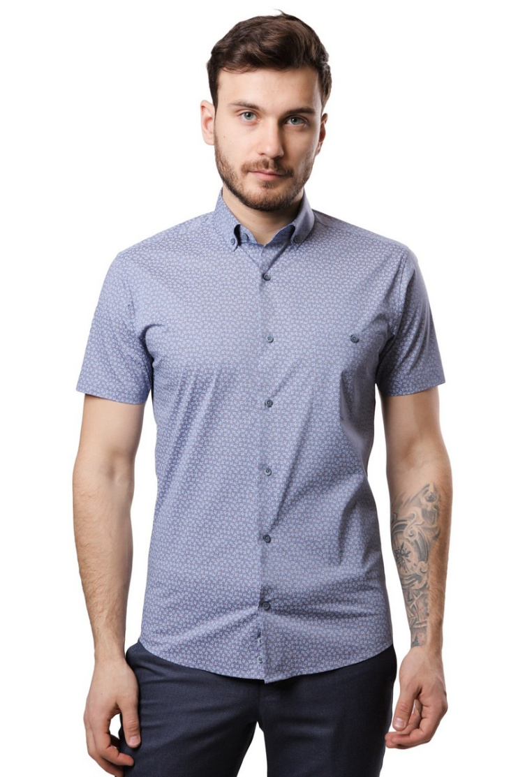 Сорочка муж. кр. рук. GROSTYLE PURE COTTON ES017042