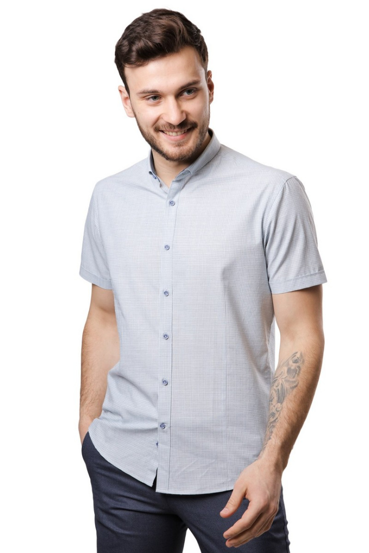 Сорочка муж. кр. рук. GROSTYLE SS017375